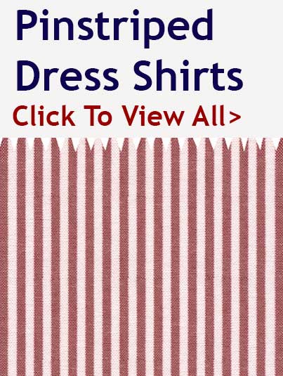 pinstriped dress shirts